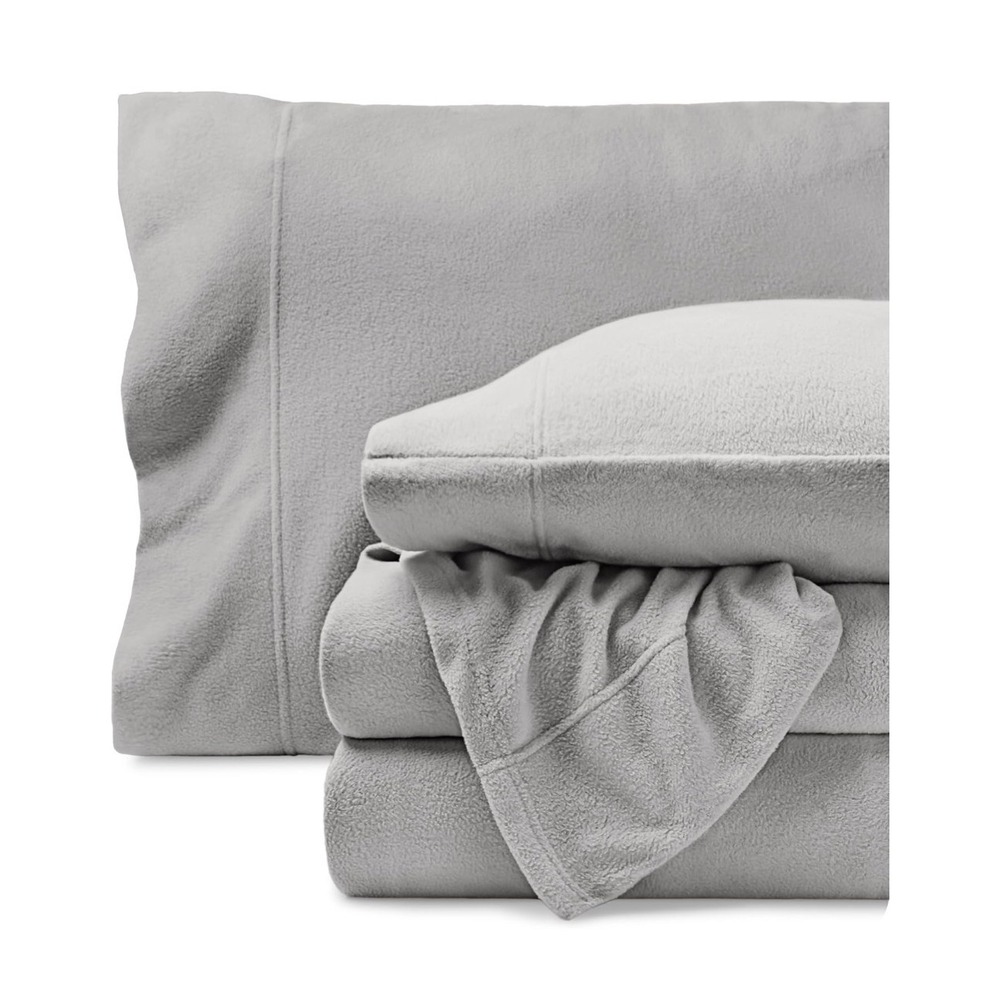 Bare Home Polar Fleece Throw Blanket - Premium Ultra Soft Queen